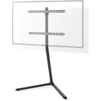 Nedis TVSM5250BK - Ställ - för TV - aluminium, stål - svart - skärmstorlek: 49-70 - golvstående