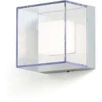 Konstsmide LED utomhus vägglampa Sanremo, Genomskinlig / transpare, Syntetmaterial, Modern, LED-vägglampa utomhus