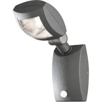 Konstsmide Latina Small 7937-370 LED-utomhusväggbelysning med rörelsedetektor EEK: F (A - G) LED LED fast installerad 3 W Antracit