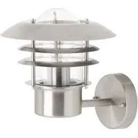 Brilliant Terrence 45781/82 Utomhusväggbelysning LED E27 60 W Rostfritt stål
