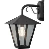 Konstsmide Benu Down 435-750 Utomhusväggbelysning Lågenergilampa, LED E27 100 W Svart