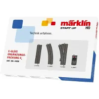 Märklin H0 C-spår (med ballast) 24900 Förlängningsset C1