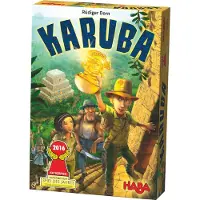 Haba Karuba - Jungle Adventure Tile Placement Family Pussel Game - Spnnande familjespel och brdspel fr barn ldrarna 8-12 (tillverkat i Tyskla