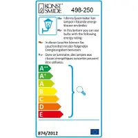 Konstsmide 498-250 Orion Utomhusmarkbelysning Lågenergilampa, LED E27 60 W Vit
