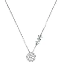 Michael Kors halo silverhalsband MKC1208AN040