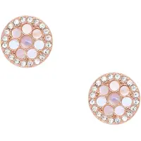 Fossil Örhängen 'VINTAGE GLITZ' roséguld / rosa / vit