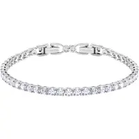 Swarovski Tennis Deluxe Rhodiumpläterat Armband Damarmband 5409771 Box (Random Color)