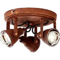Brilliant Bente 26334/60 Tak-spotlights LED GU10 12 W Rostfärgad