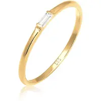 Elli PREMIUM Ring 'Topas' guldgul