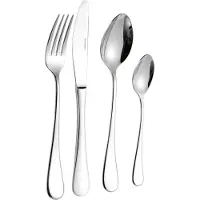 Esmeyer CELINE Fästutrustning Set 24 st Rostfritt stål Tål maskindisk Silver 208-071