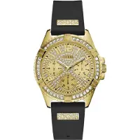 GUESS Analog klocka 'Frontier' guld / svart / vit