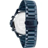 Tommy Hilfiger 1791720 herrklocka Blått armband Blå urtavla 46 mm + ask