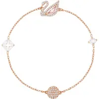 Swarovski 5485876 5472271 Svan Dazzling Pink Swan Litet Armband 5485876