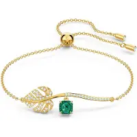 Swarovski Tropiskt Bladarmband Damarmband Guld 5519234 Box (Random Color)