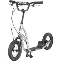 Stiga Air Sparkcykel 12 Silver/Black