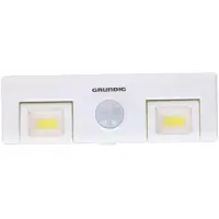 Grundig Automotive Grundig instickslampa till vägguttag - dubbel lampa med rörelsesensor för kök, garderob m.m. (8711252147246)