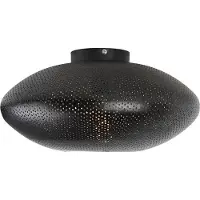 QAZQA Orientalisk taklampa svart och guld 40 cm - Radiance