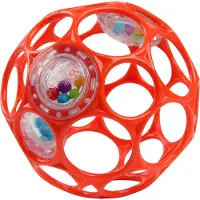 Oball Skallra - 9 cm - Röd - - One Size - Skallra