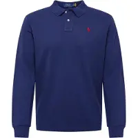 Ralph Lauren för män. 710680790046 Custom Slim Fit polotröja blå (S), Casual, Bomull, Lång ärm, Marino