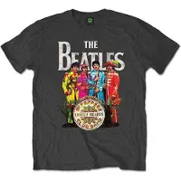 Ginza.se The Beatles: Unisex T-Shirt/Sgt Pepper (Grey) (Large)