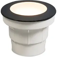 Fumagalli 1891 LED-markinbyggnadslampa Ceci 120 svart CCT, Svart, Syntetmaterial, Modern, LED-markspotlight