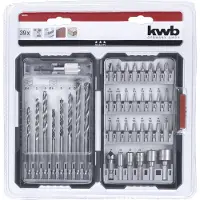 Kwb 108955 39 delar Borr- & bitssats Metall, Sten, Betong, Trä, Murverk