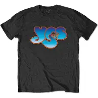 Ginza.se Yes: Unisex T-Shirt/Classic Blue Logo (Black) (XX-Large)