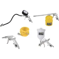 Powerplus Powair0020 Pneumatiskt Verktygssats 5 Bitar