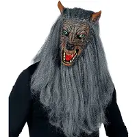 Widmann Varulv-mask med päls