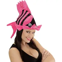 Widmann Tropisk fiskehat, pink