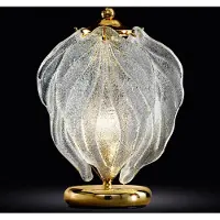 Novaresi Bordslampa FOGLIE, Mässing / guld, Vardagsrum / matsal, Metall, Bordslampa