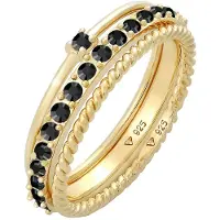 Elli Ring guld / svart