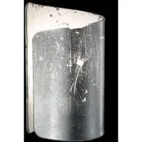 Selene Vägglampa PAPIRO, dimbar, Aluminium / grå / zink, Vardagsrum / matsal, Glas, Modern, Vägglampa, vägglampa inomhus