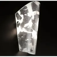 Selene Vägglampa Bloom, dimbar, Aluminium / grå / zink, Hall, Glas, Modern, Vägglampa, vägglampa inomhus