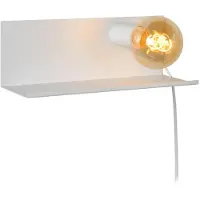 Lucide Vägglampa Sebo, Vitt / opal, Vardagsrum / matsal, Metall, Modern, Vägglampa, vägglampa inomhus