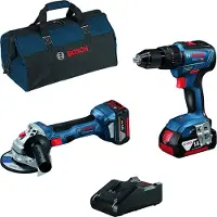 Bosch elverktygssats GSB 18V-55 + GWS 18V-7