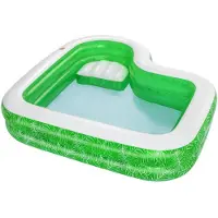 Bestway 54336, 282 l, Uppblåsbar pool, Vuxen och barn, Grön, Vit, 4,38 kg
