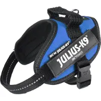 Julius-K9 K9 IDC-sele, storlek: Mini-Mini, blå 40-53 cm