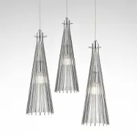 Selene Glas pendellampa Costa Rica, dimbar, Genomskinlig / transpare, Vardagsrum / matsal, Glas, Design, Pendellampa