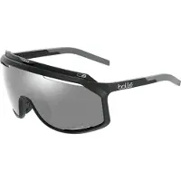Bolle Shield Mens Matte Black Volt+ Cold White Polarized Chronoshield
