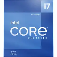 Intel Core i7-12700KF (Alder Lake) - 8-Core - 3,6 GHz (5,0 GHz Turbo Boost 3.0) - LGA1700-Sockel - Box (Uden køler)