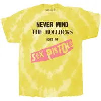 Ginza.se The Sex Pistols: Unisex T-Shirt/Never Mind the B¿locks Original Album (Yellow) (Wash Collection) (Medium)