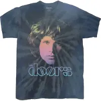 Ginza.se The Doors: Unisex T-Shirt/Jim Halftone Gradient (Blue) (Wash Collection) (XX-Large)