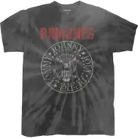 Ginza.se Ramones: Unisex T-Shirt/Presidential Seal 2 (Black) (Wash Collection) (Large)