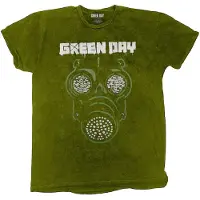 Ginza.se Green Day: Unisex T-Shirt/Gas Mask (Khaki Green) (Wash Collection) (X-Large)