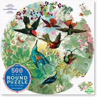 Eeboo Pussel - 500 Delar - Hummingbirds - - One Size - Pussel