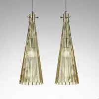 Selene Glas pendellampa Costa Rica, dimbar, Creme / bärnsten, Vardagsrum / matsal, Glas, Design, Pendellampa