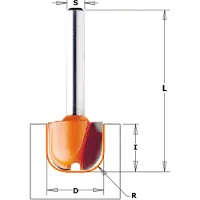 Cmt Hålkärlsfräs ; S=12 mm; D=19 mm