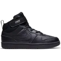 Nike Sneaker Court Borough Mid 2 - Svart Little Kids, storlek 33