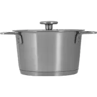 ComBekk S-S 151103 Recycled Stainless Steel, cooking pot with lid, 18 cm, 2.4L